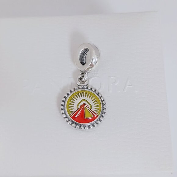 Pandora Pyramid Dangle Charm Exclusive Travel Destination Pendant S925 Silver - Picture 6 of 7